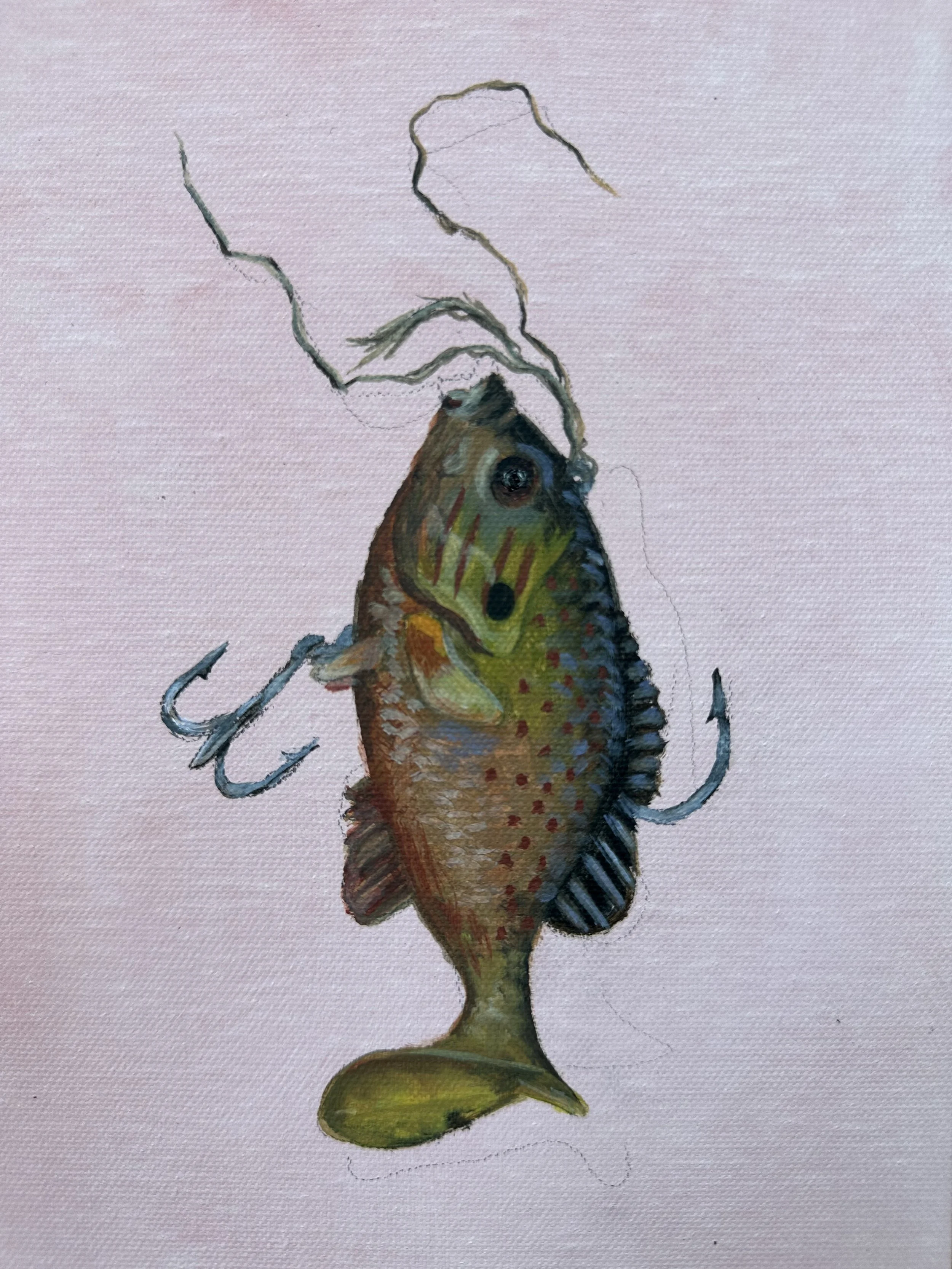 Orange Fishing Lure