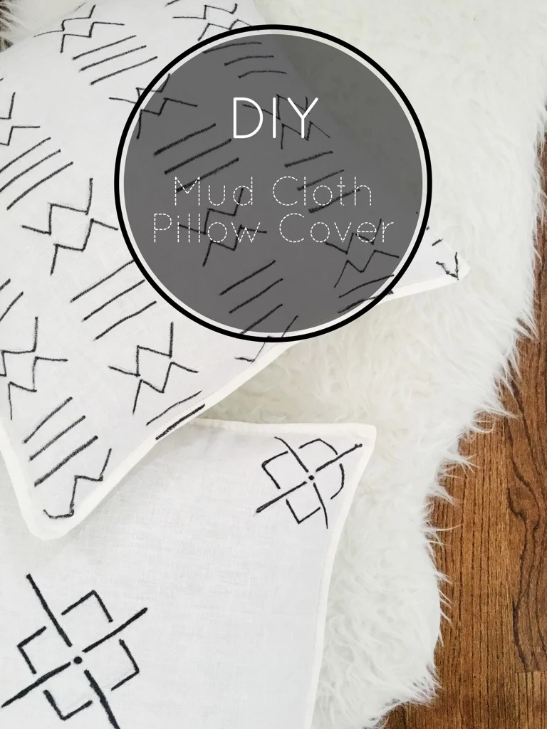 DIY Mud Cloth Pillow Cover