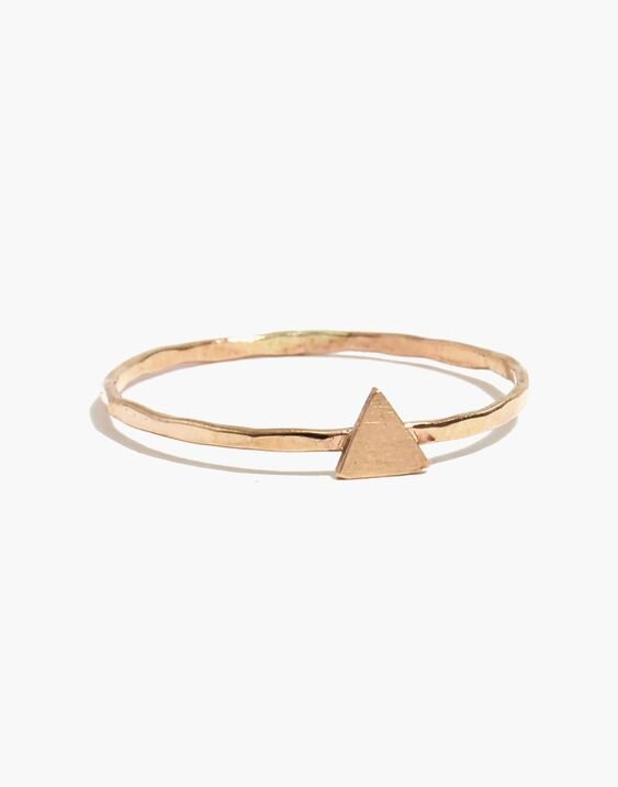 $210 | Solid Triangle Ring