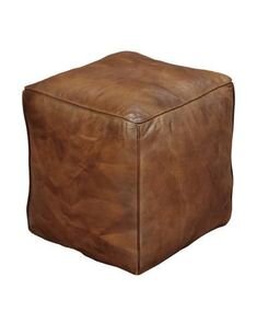 $270 | Leather Pouf