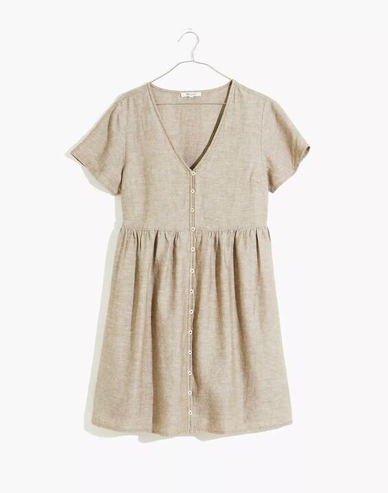 $120 | Linen Mini Dress