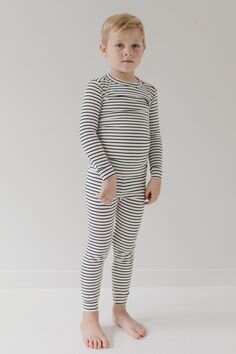 $40 | B&amp;W Stripe PJs