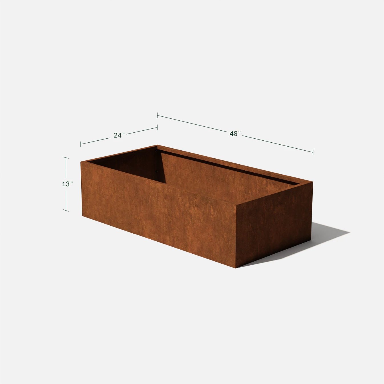 $190 | Corten Steel Planter