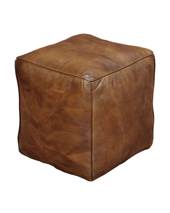 $270 | Leather Poof