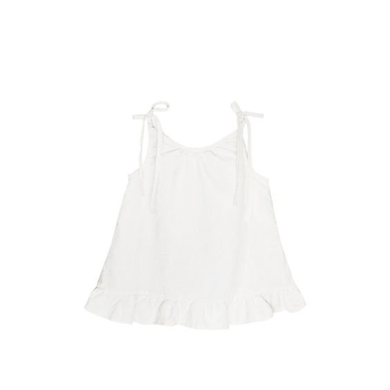 $48 | Ruffle Woven Top