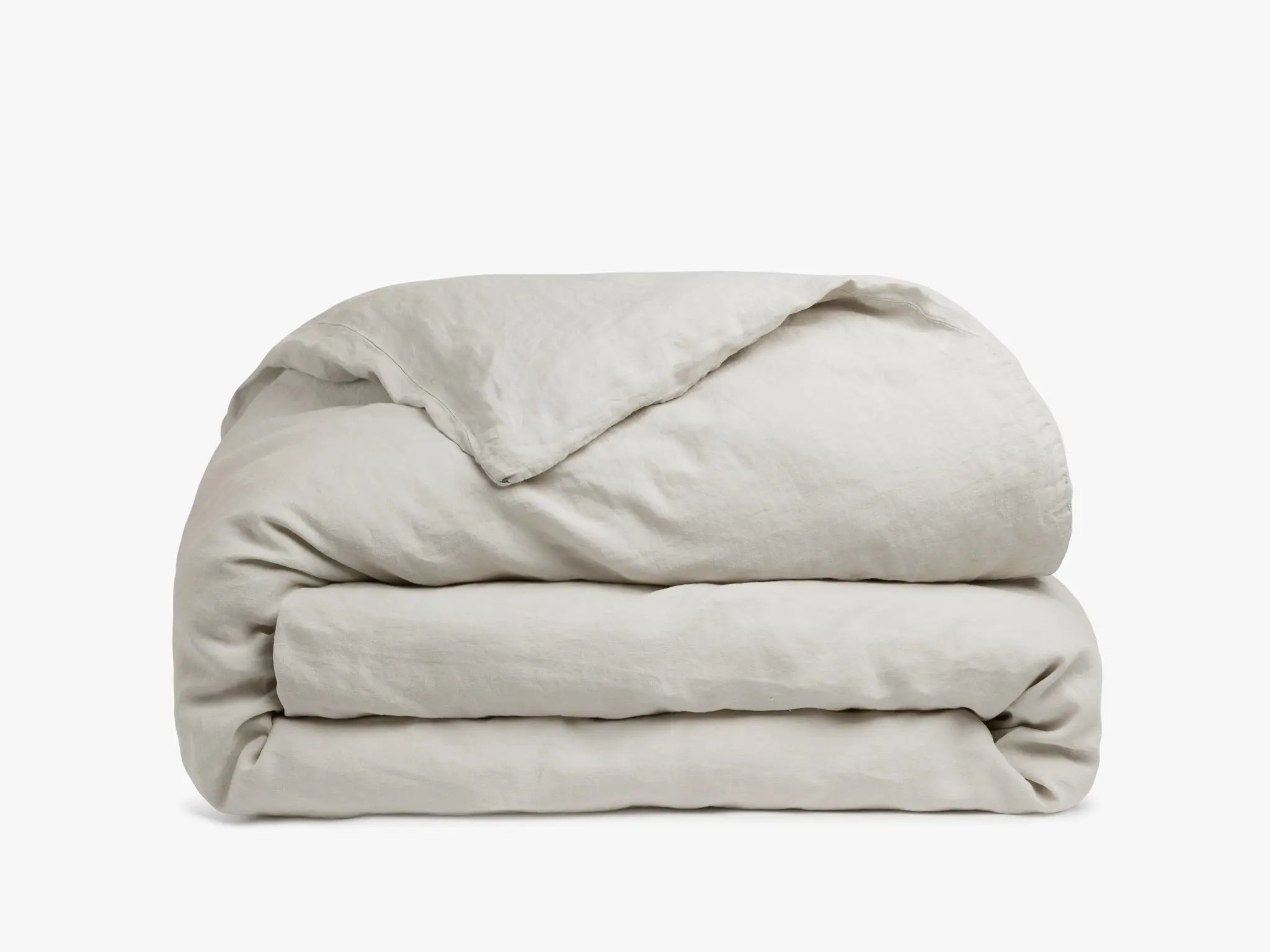 $320 | Linen Duvet Cover Bone