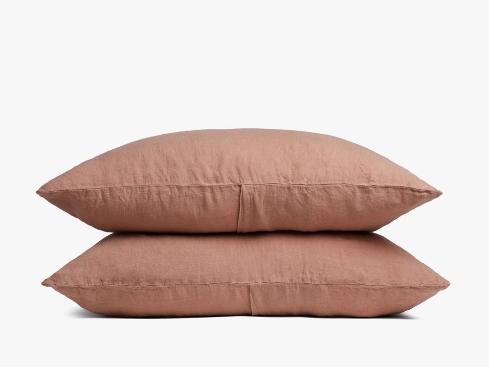 $69 | Linen Pillowcases Clay