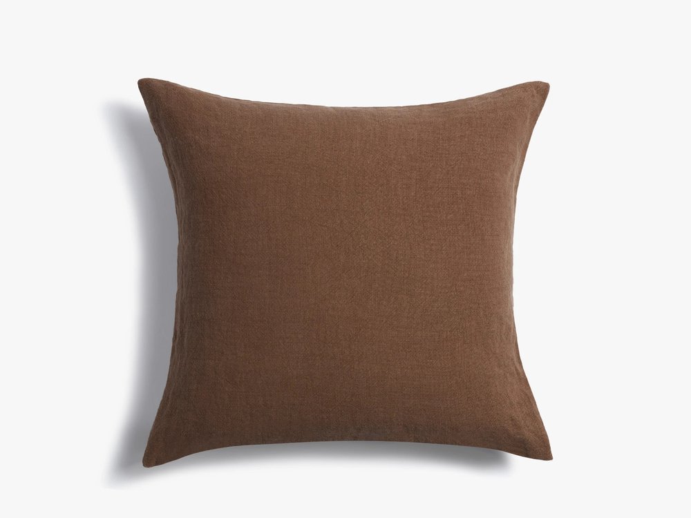 $69 | Vintage Linen Pillow Cover Pecan