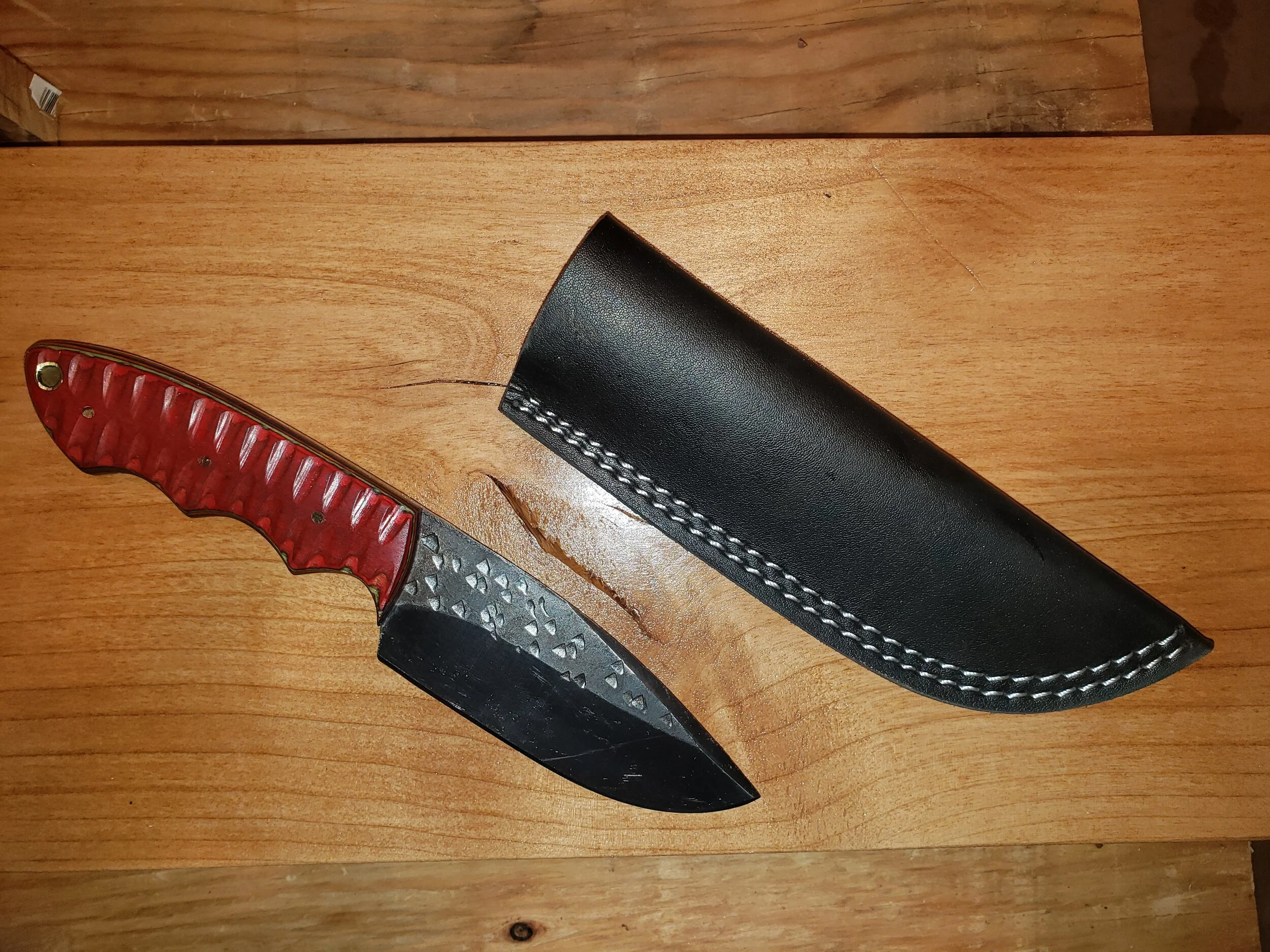 Knife hand forged