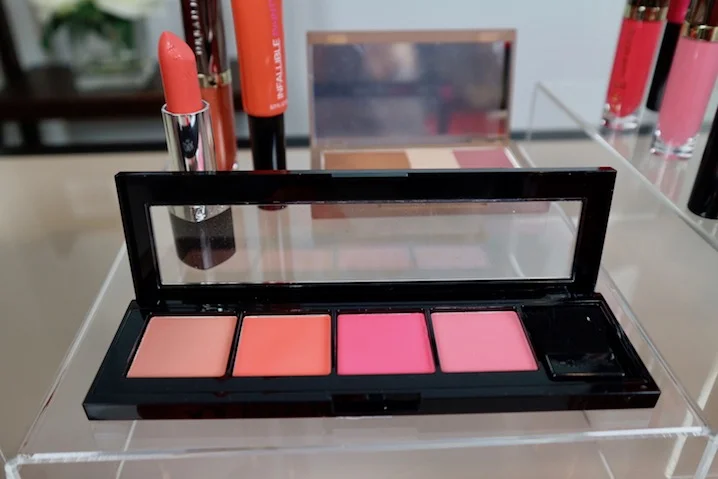 peach makeup