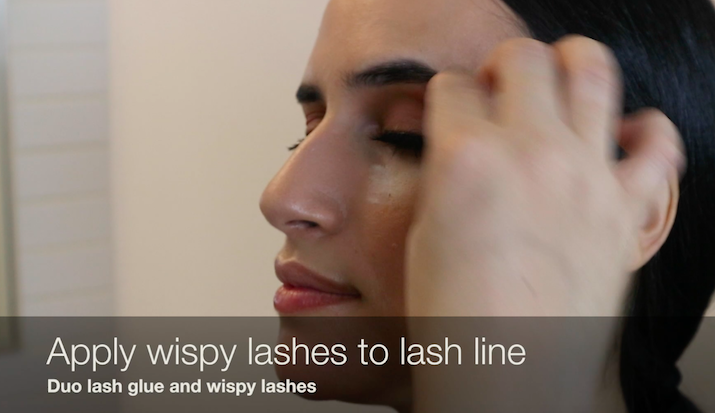 false lashes wispy