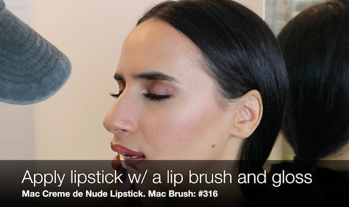 lipstick brush Mac cosmetics