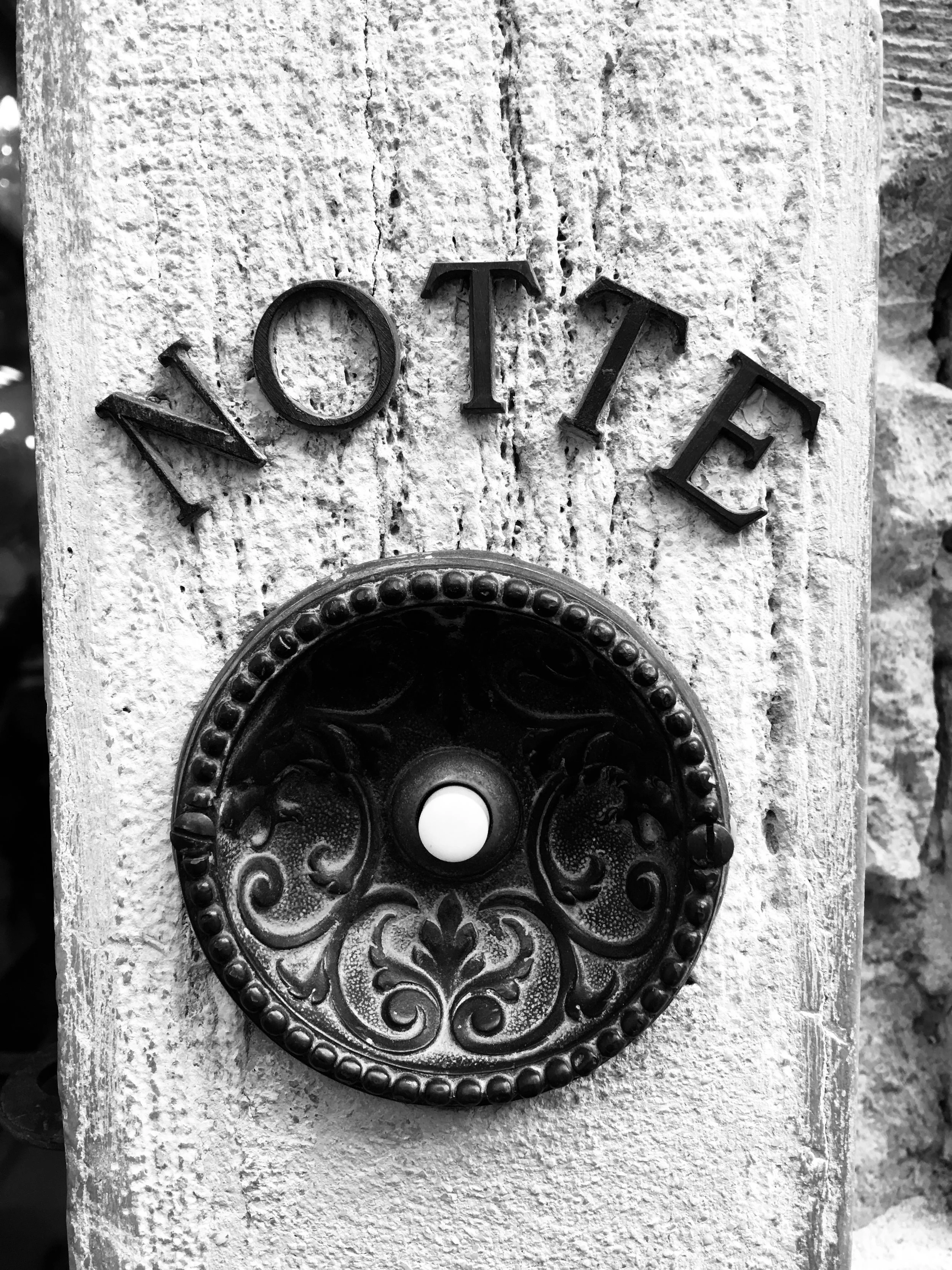 The night bell, Venice, Italy.