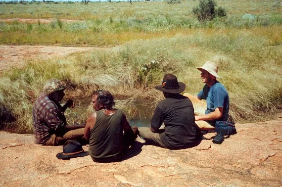 After winter rains, Western desert circa 1990’s