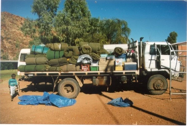 Country visit preparations, Areyonga, Western Desert (1998)