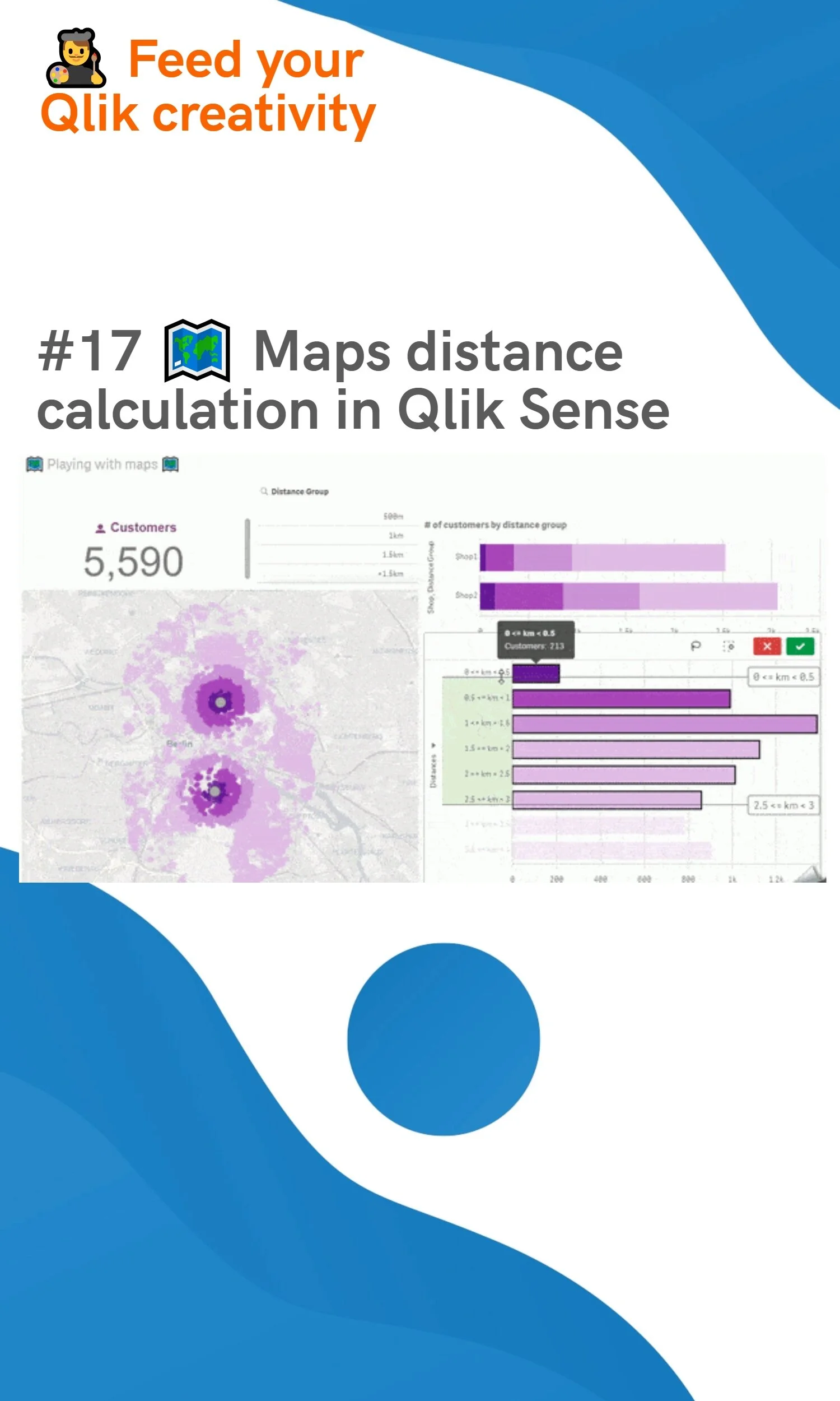 #17 Maps distance calculation 🗺️ in Qlik Sense
