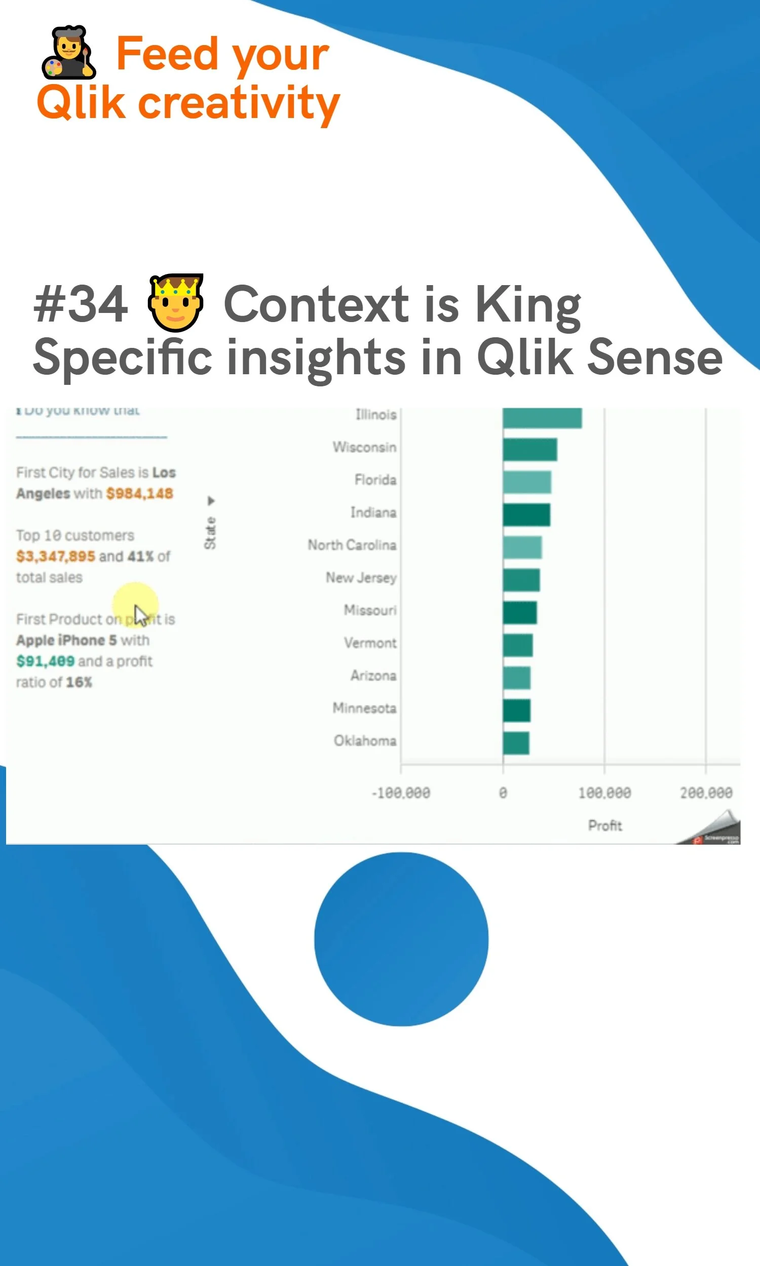 #34 🤴 Context is King - Specific insights in Qlik Sense