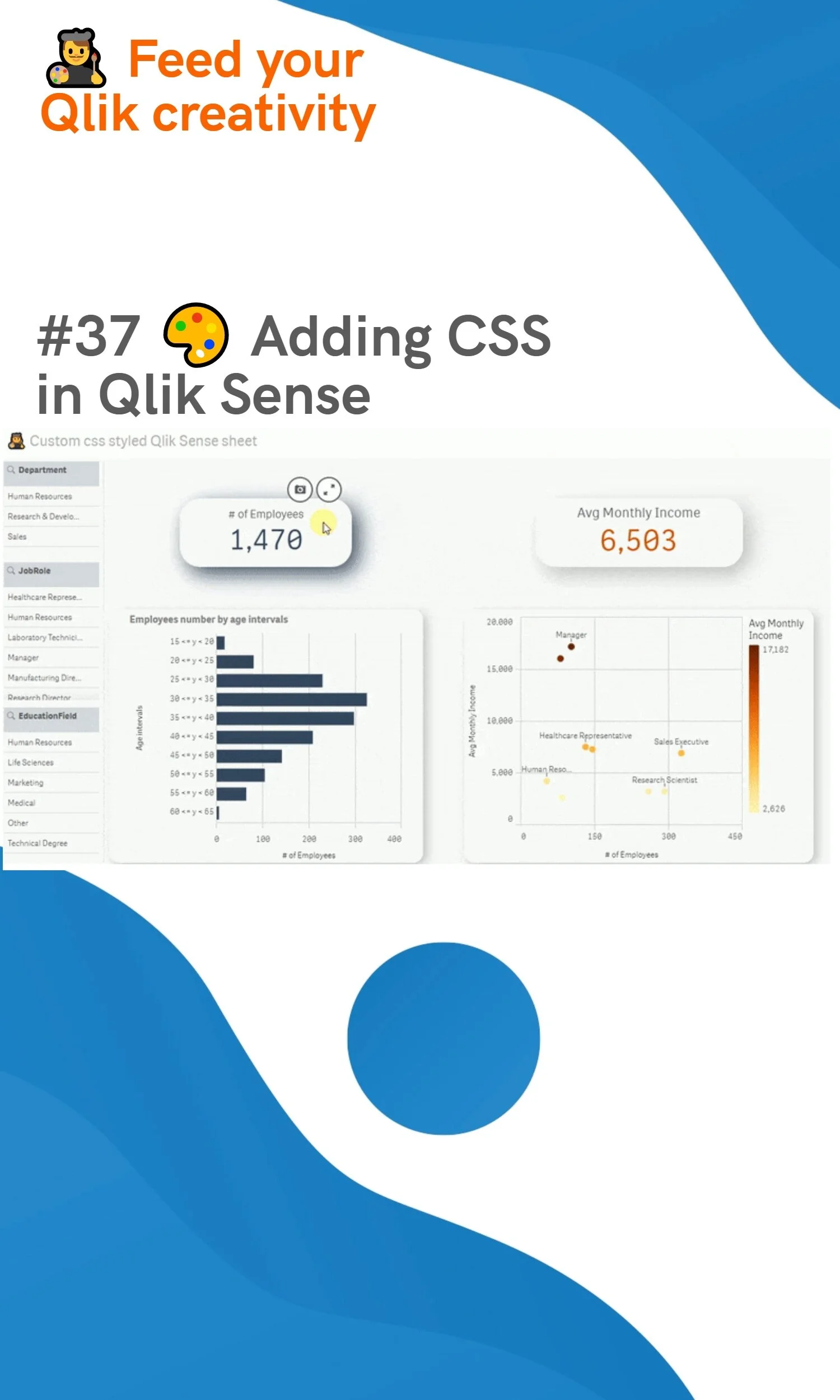 #37 🎨 Adding CSS in Qlik Sense