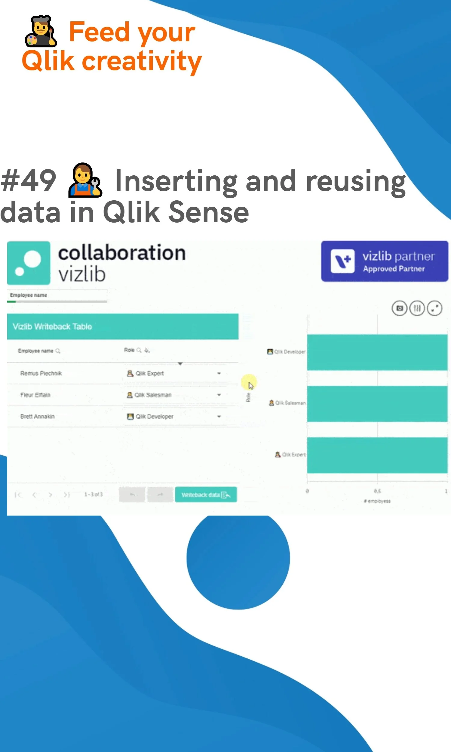 #49 👨‍🔧 Inserting and reusing data in Qlik Sense