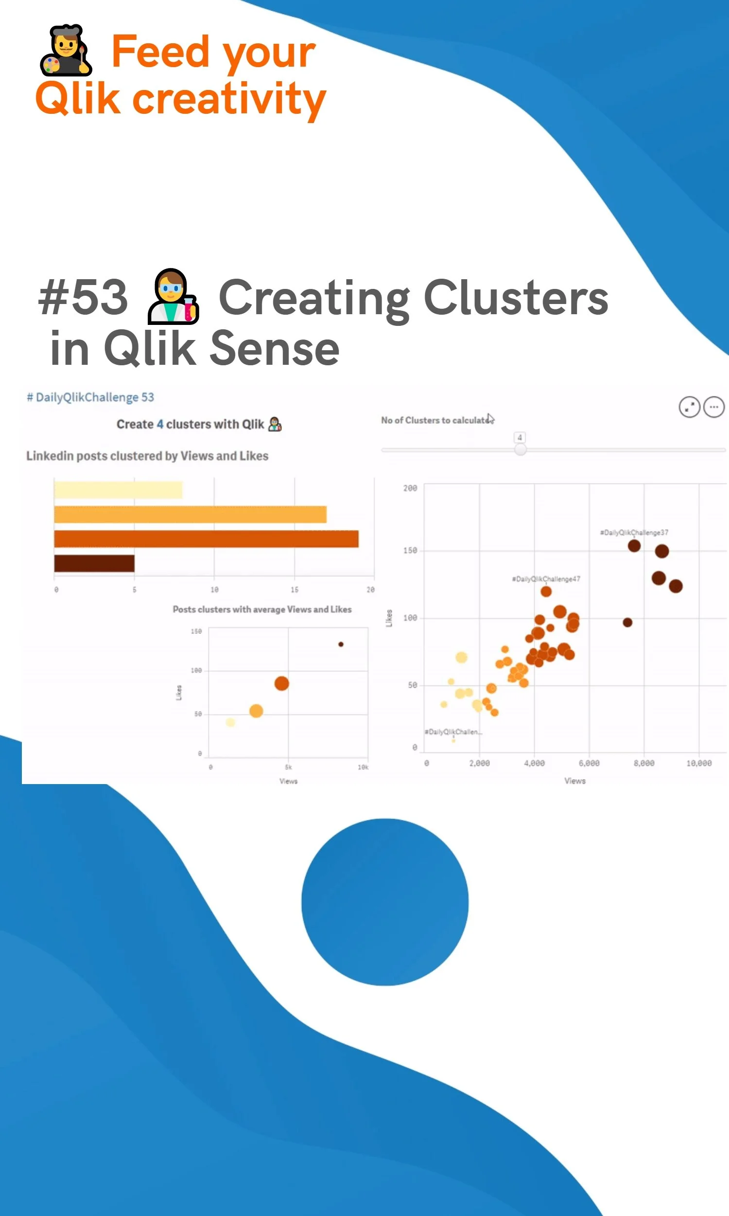 #53 👨‍🔬 Creating Clusters in Qlik Sense