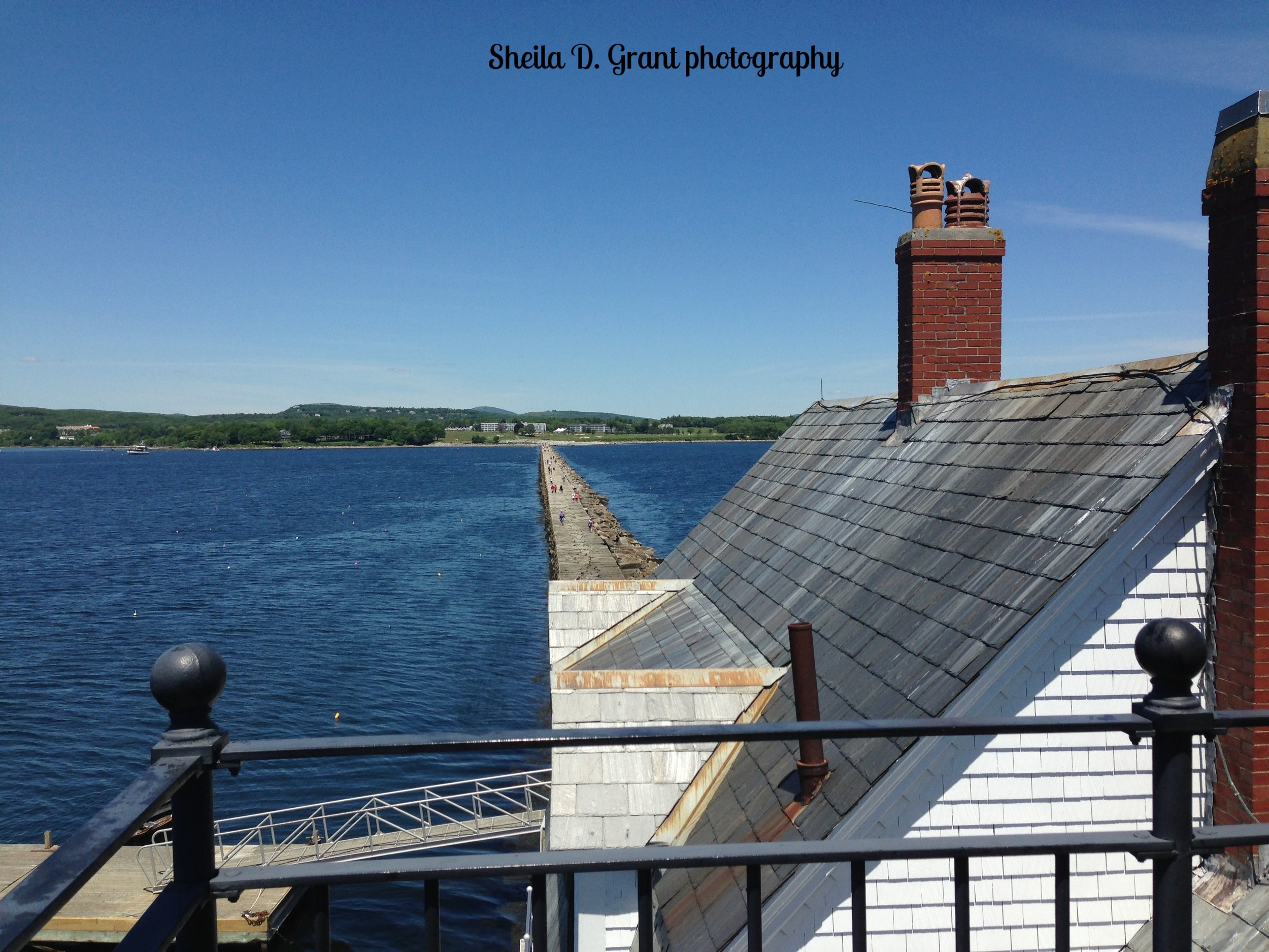 Looking Back over the Breakwater.JPG