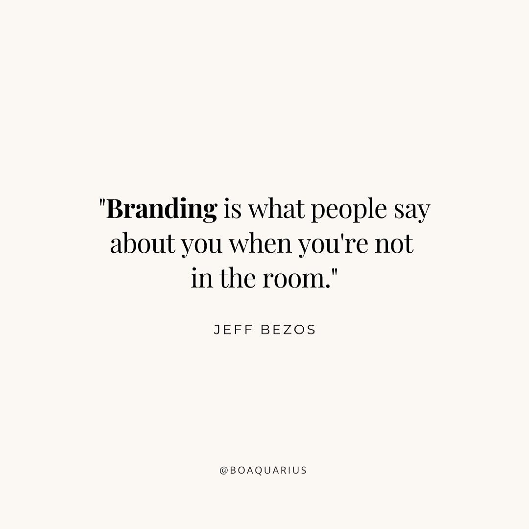 &quot;Branding is what people say about you when you're not in the room.&quot;
Jeff Bezos

Make sure they sing you compliments 🤗
How? By being strategic about your brand and the image you project 💥