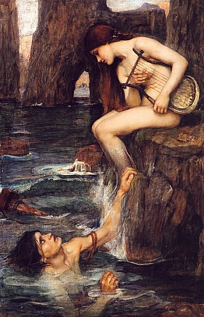 He told me I was like a Siren. A Siren who had lured him away from his journey, who had stolen him into the sea. At first, I was flattered, picturing a mermaid with translucent jade skin, dusted with champagne sunlight and sea foam, with hair wild and cheeks aflame, enveloped in tendrils of purple seaweed. I saw it the way I saw everything else, like a story. As our relationship developed I saw that he spoke of something carnivorous, fatally provocative. Emitting demonic fumes, like a venus fly trap, until I could lure him into a bottomless cave. Only to envelop him, chew him, swallow him and spit him back up in splinters and fragments of flesh that sprayed across the midnight surface, engulfed by the oceans tongue. Perilous and hungry for men. This is the Siren he spoke of. He said wanted sink into me, deep, heavy, like melting in a witches brew, like dissolving into the stars, sorcerous, and intertwined like celtic knots. I was seen as a pitstop on his heroic journey, the temptation to his messiah, a side effect to his immaculate vigor. He was unable to view me in my totality, as separate and soverign. As a woman, you are not supposed to be aware of the potency of your own sexual power. This is why we were burned at the stake. The more I do away with convention in search of expression and comfort the more beautiful I become. This scares him. I am wild, hot blooded, elusive, angry and untamed. I will not be small or discreet or apologetic. I am the snake that unfurls and riles through the dirt and I fit into the places you don’t want or expect me to. I overflow and seep into the earth, melt like wax and beat the breath of the moon. My sex is my power. In my body I carry the allure of the feminine that drives all nature. You can try to assign me as the characters you need to act out and exorcise your trauma. The traumas from your mother, her mother and the great mother. Try, and I will haunt you in aromatic memory, and leave you in a garden of agonies to rot and ferment.