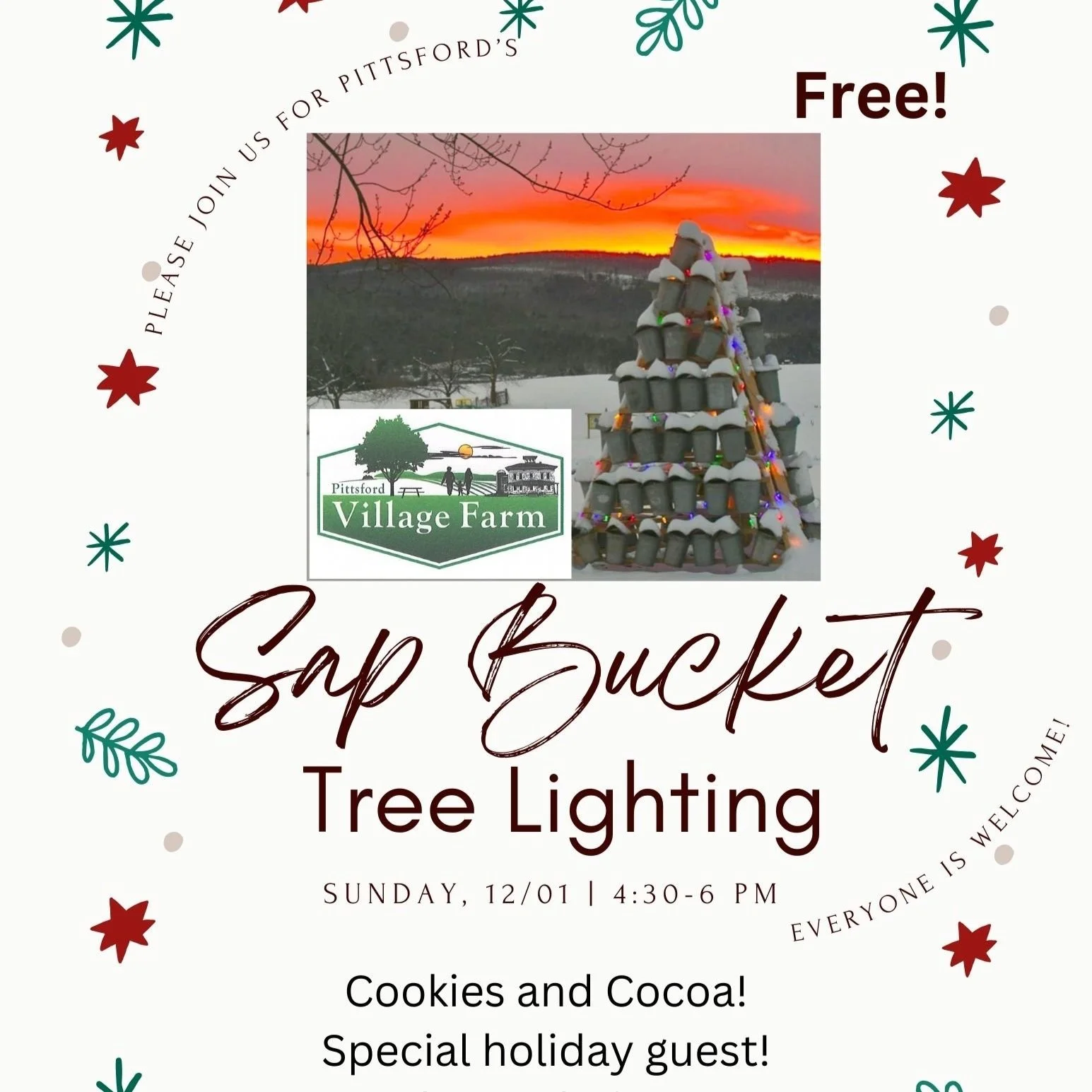 Sap Bucket Tree Lighting