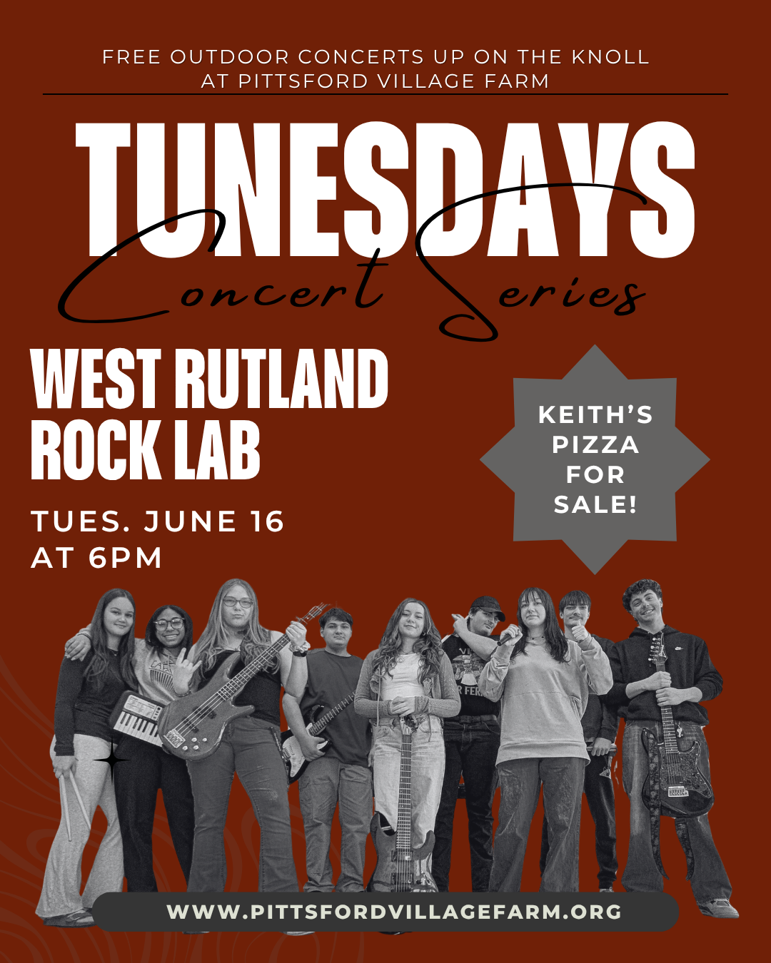 Tunesday Concert: West Rutland Rock Lab