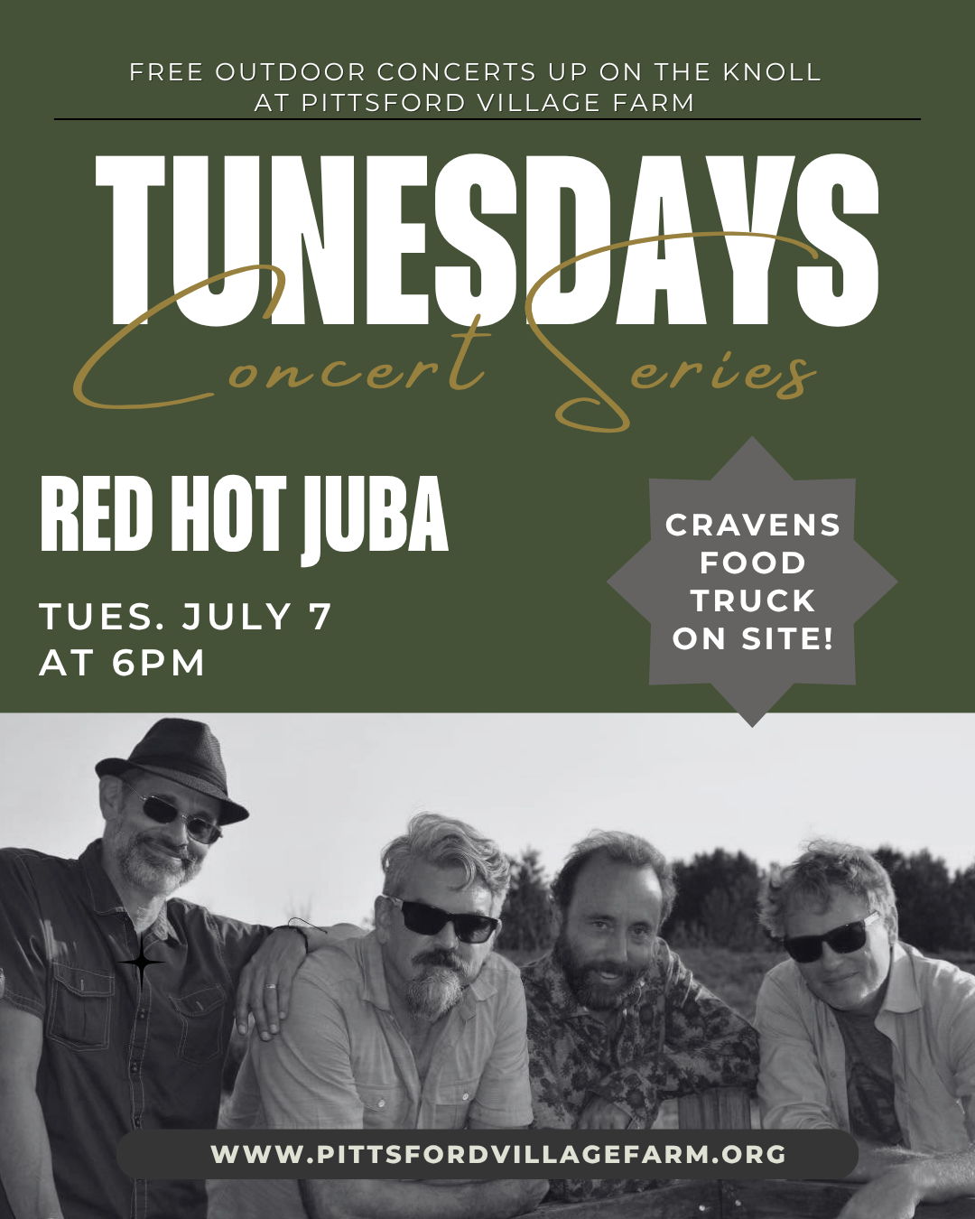Tunesday Concert: Red Hot Juba