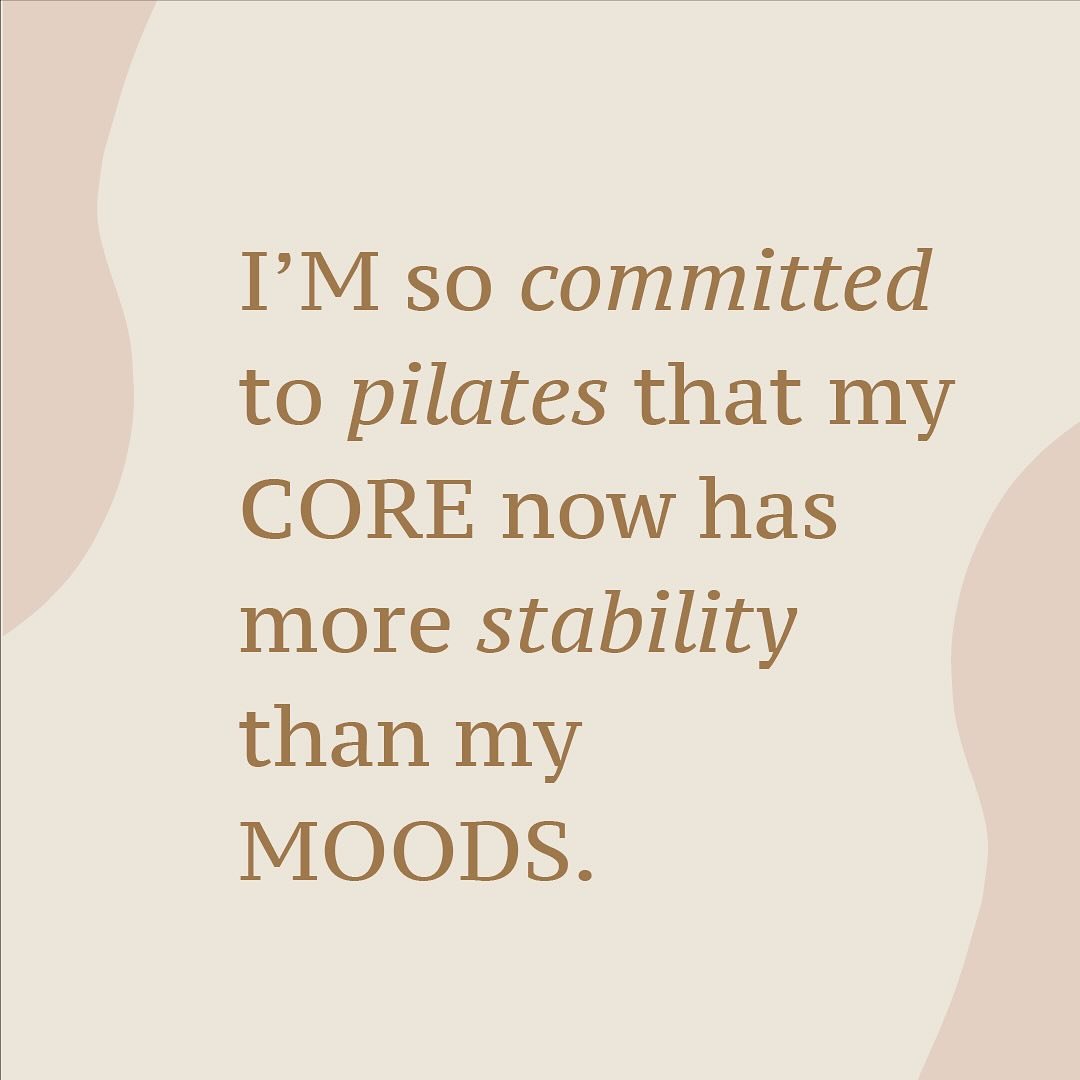 I&rsquo;m so committed to pilates that my core now had more stability than my moods.

#pilates #yoga #fitness #pilateslovers #workout #pilatesinstructor #gym #pilatesreformer #fisioterapia #pilatesstudio #fitnessmotivation #reformerpilates #health #p