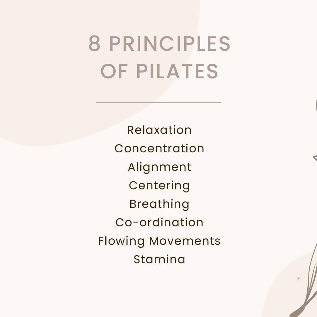 8 principles of Pilates