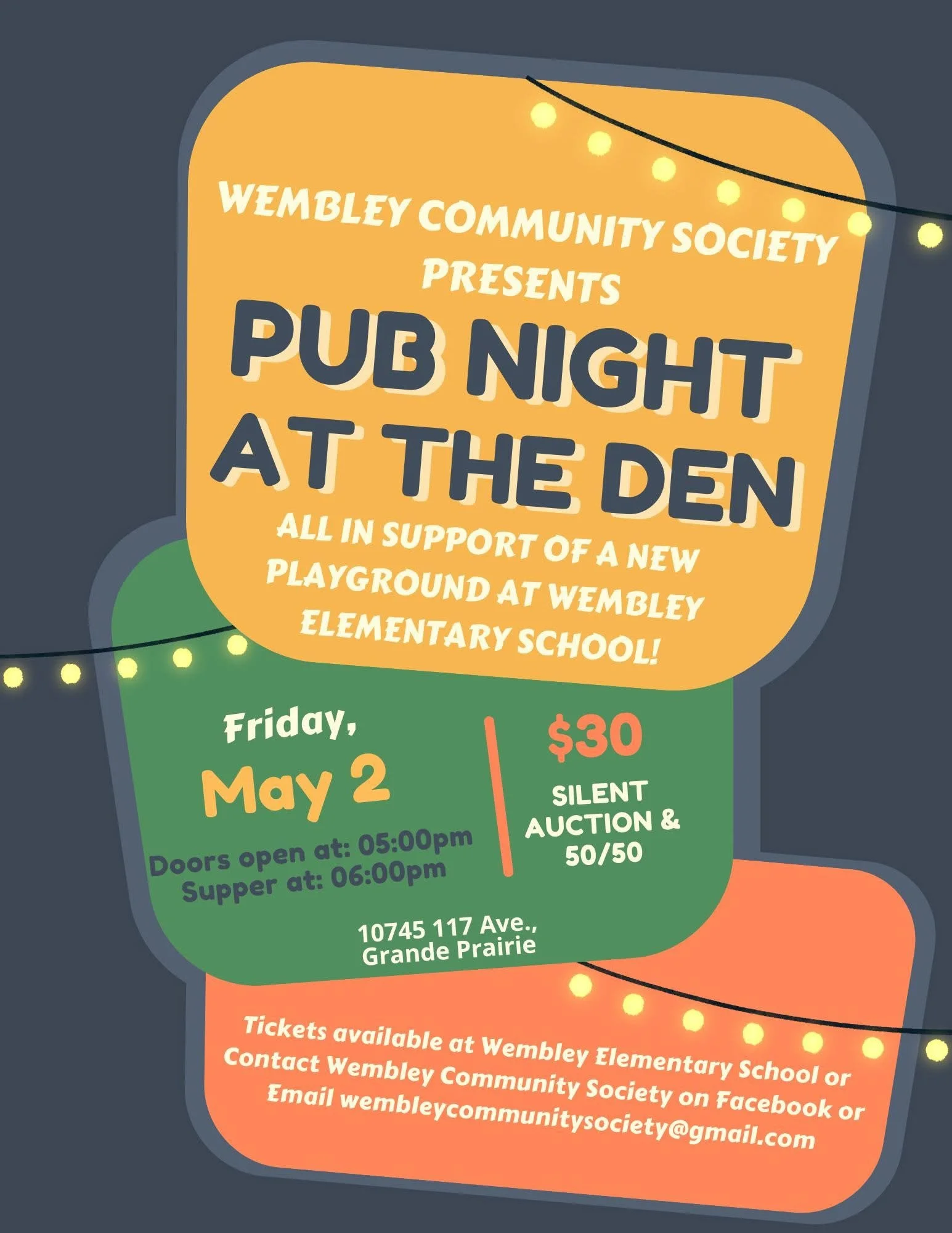 Pub Night at The Den Fundraiser