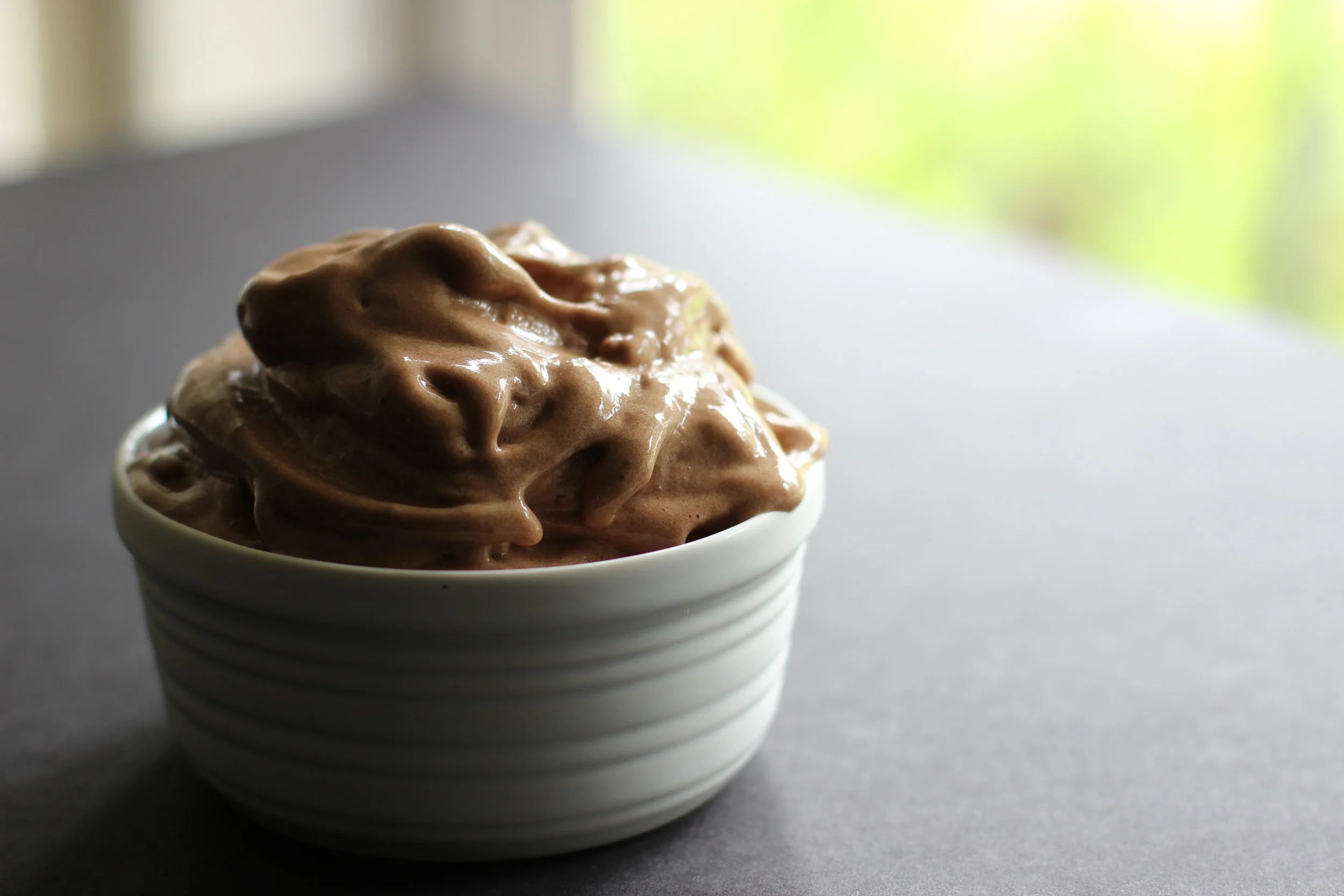 Chocolate Banana Soft Serve Ice Cream