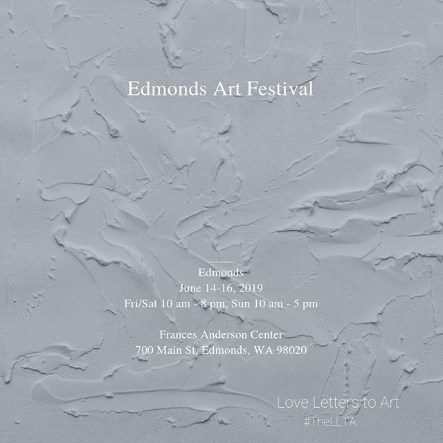 Head to the Edmonds Art Market if you are in Washington State this weekend. There is a juried exhibition and art sale. Visit our friend @daniellemcdowellart at booth #714 #edmondasartfestival #edmonds #pnwartist #artist #artfestival #curated
