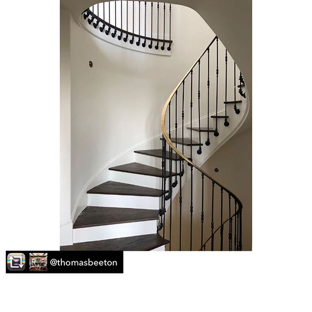 Before and after photos reposted from @thomasbeeton  Beautiful stairway from our 1920s remodel! .
.
.
#stairsdesign #beforeandafter #homeremodeling #customconstruction #homeconstruction #luxuryconstruction #southerncaliforniahomes #malibu #la #venice