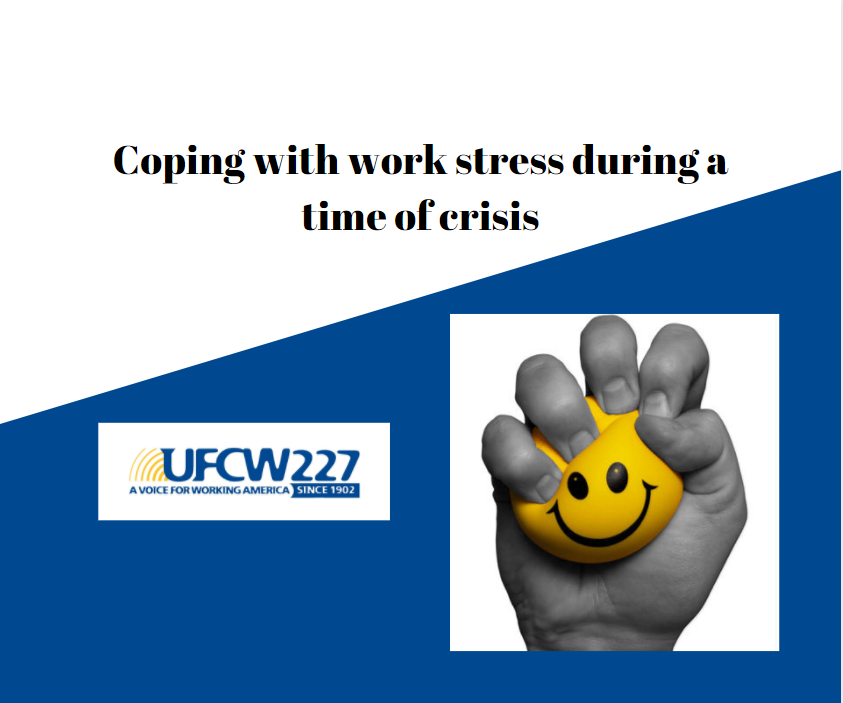 Being on the front line is stressful: Relieve your stress and stay healthy