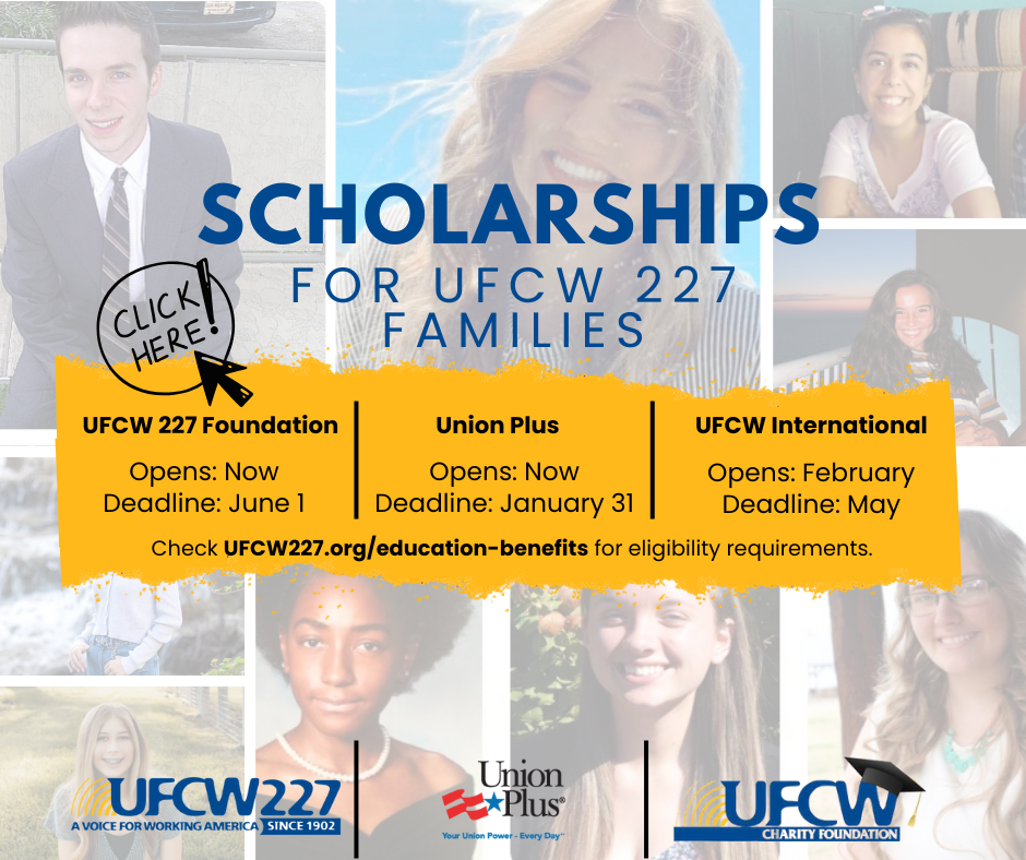 Union Plus College Scholarship Application Open! — United Food and ...