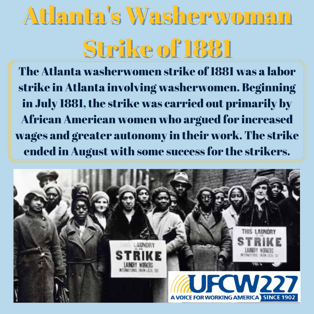 Black History Month: Atlanta's Washerwoman Strike 1881