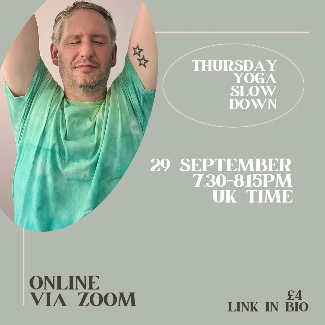 Here's details of my next online class. It is on Thursday 29 September at 7.30pm and will be geared towards winding down. 

As usual I'll be live as a guest teacher over on the @project.hb platform. 

Link in bio for live class and you'll also be abl