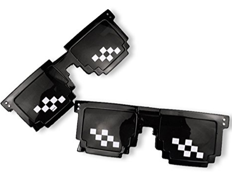 Pixel 8-Bit Glasses 