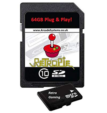 64GB RetroPie MicroSD Card