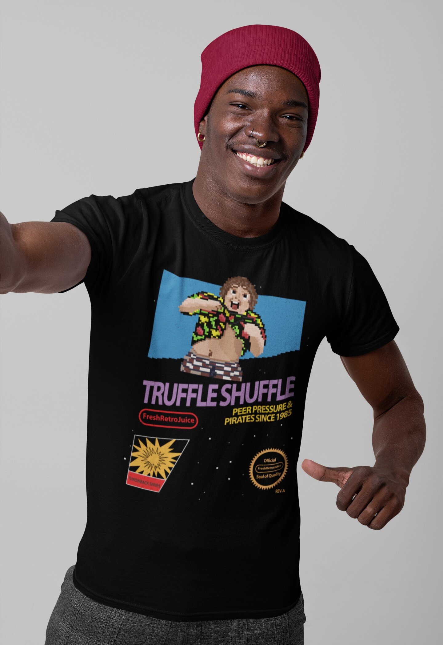 udtryk Male Rationel Goonies Truffle Shuffle T-Shirt — Fresh Retro Juice