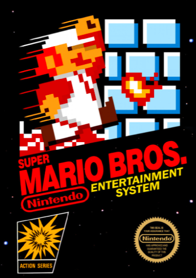 Super Mario Bros NES Cover