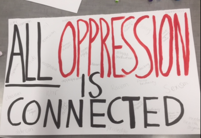 Poster by Shayda Sales, sophomore