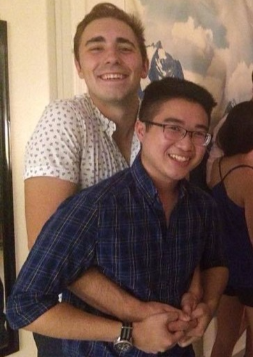 Sam “Good Cop” Parker (left) with Anthony “Bad Cop” Nguyen