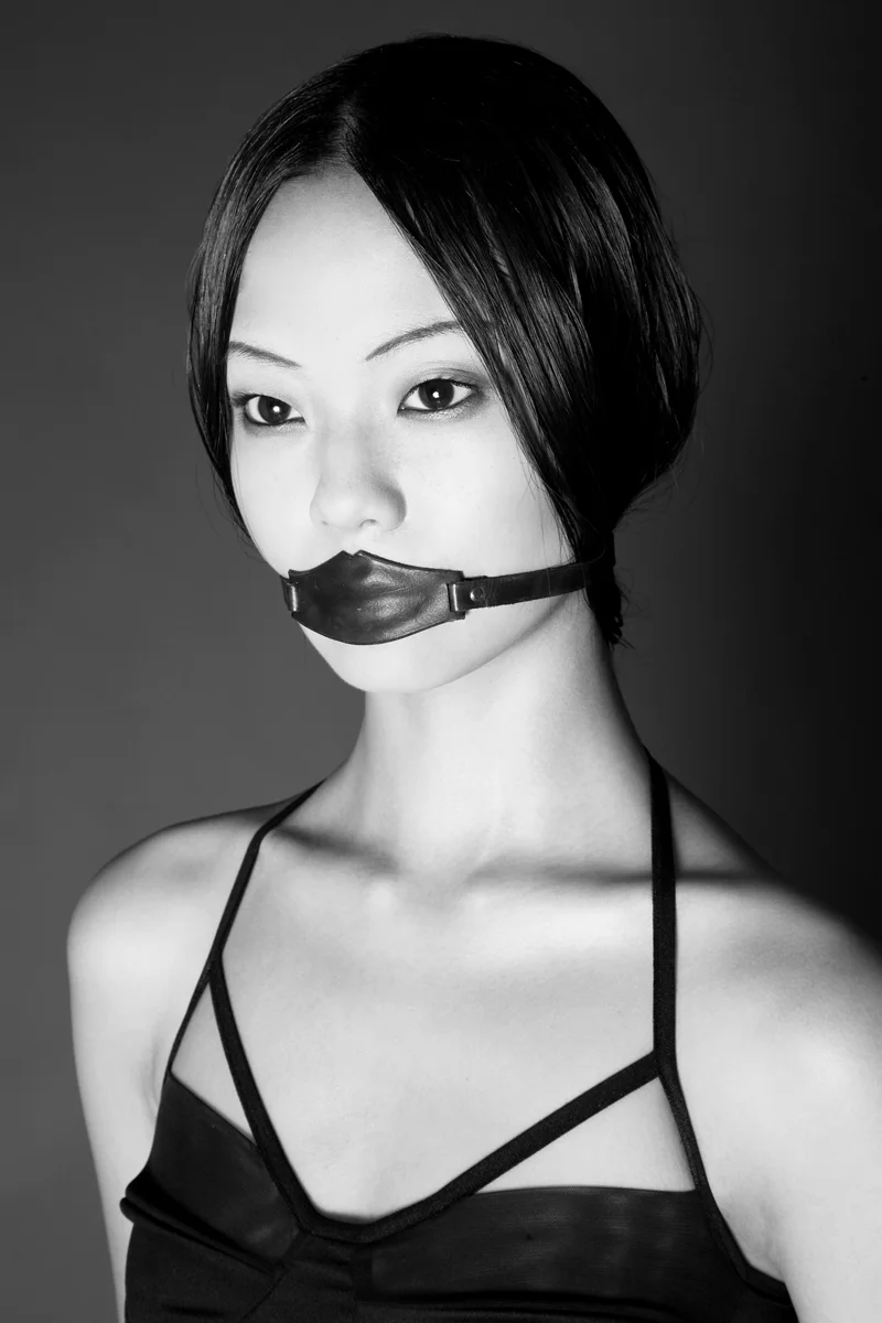 Gag Gemma Slack , Bra set Only Hearts , Stockings Atsuko Kudo