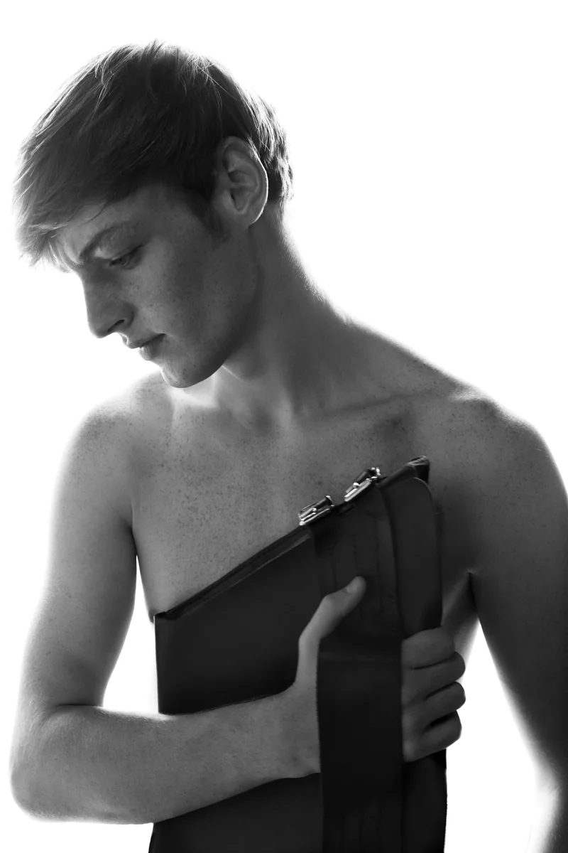 Photographer BARRY HOLLYWOOD Stylist CARLOS DAVIS Model Roberto Sipos (Soul Artists Management) HAIR STEFAN KEHL for Bumble and Bumble (Wilhelmina NYC) Makeup GEORGINA BILLINGTON using MAC Cosmetics (Judy Casey)
