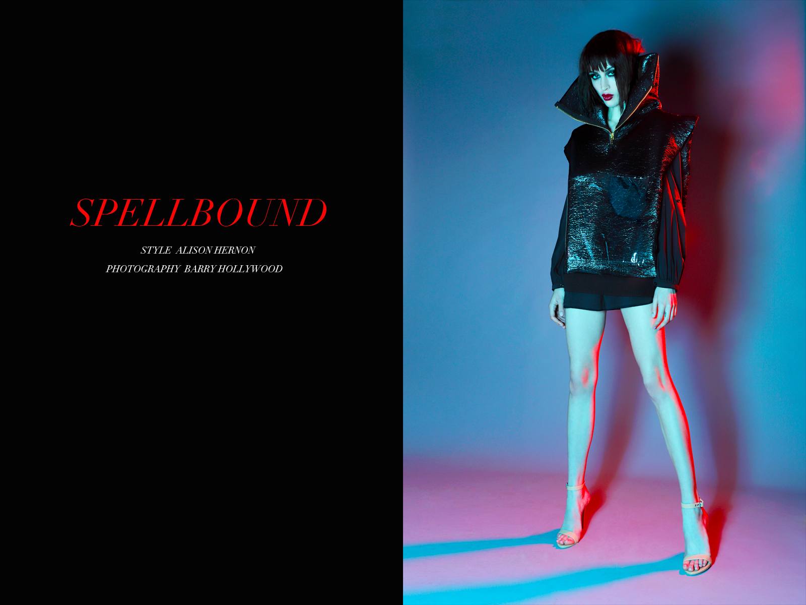Black Jacket by VERDICT STILL OUT at Flying Solo, Black Jumpsuit by Stylist Own, Heels by Cult of Coquette