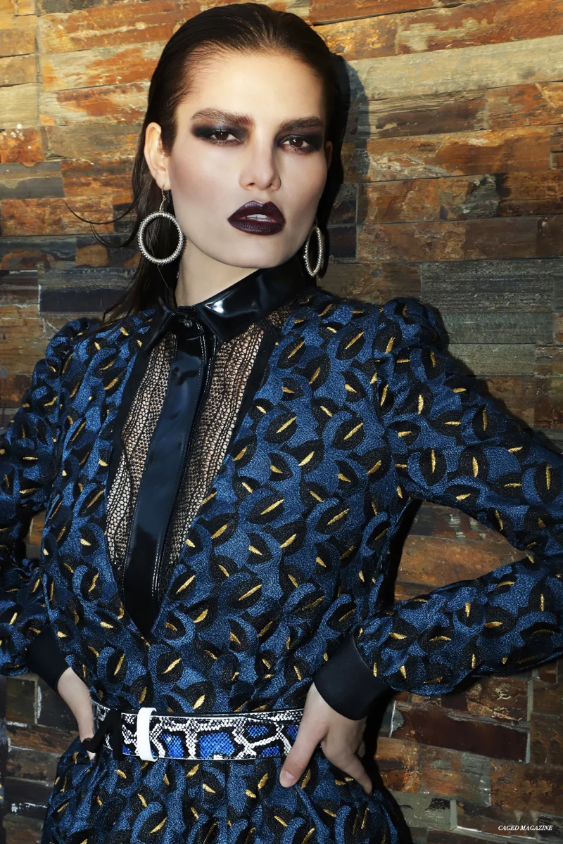 Earrings by Simon Alcantara, Romper by Georgine, Top by Georgine